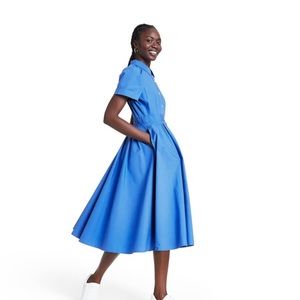 Blue Alexis for target shirt dress size M